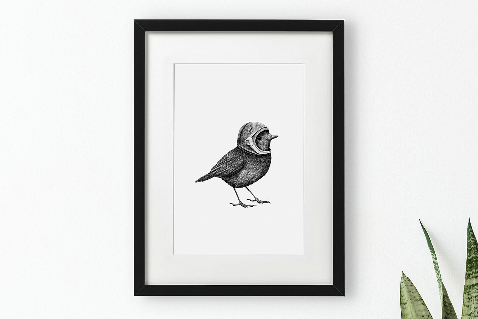 Nejprodávanější obraz Ptáček z kolekce ilustera.cz